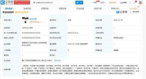 字节跳动旗下新公司落户厦门 注册资本100万元 聚焦计算机与软硬件零售